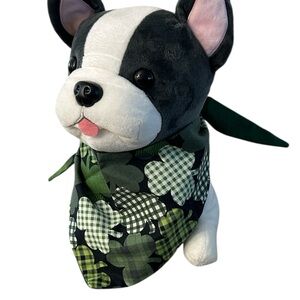 St Patrick’s day shamrock dog bandana NEW handmade one size